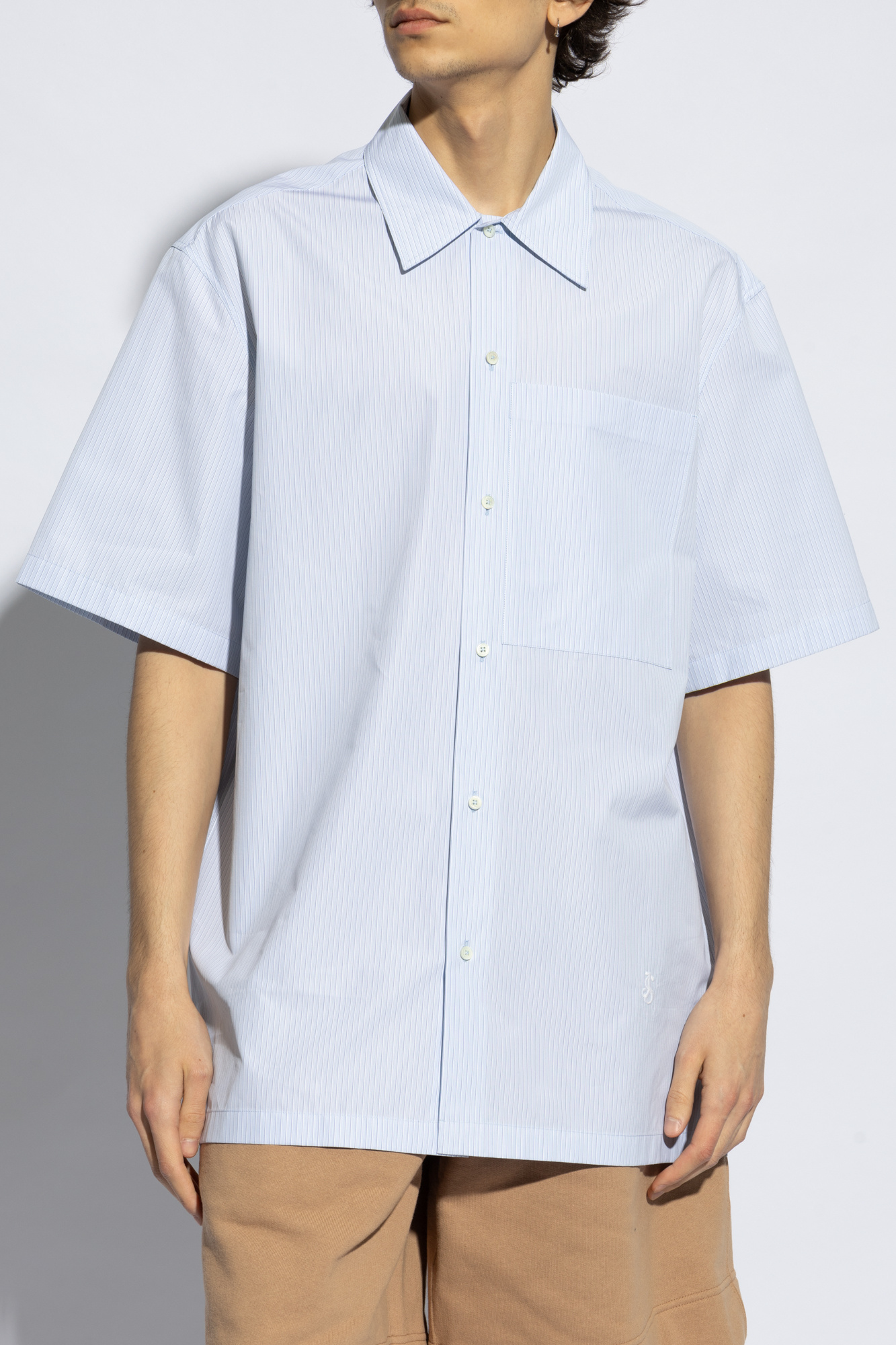 ＊JIL＊ページ Light blue Cotton shirt JIL SANDER - Vitkac Canada